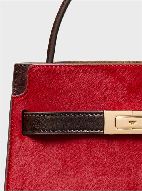 Lee Radziwill Petite Double Calfskin and Suede Bag TORY BURCH | 183349600